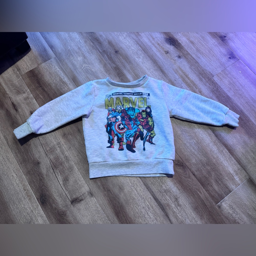 Marvel Kids Gray Superhero Hoodie